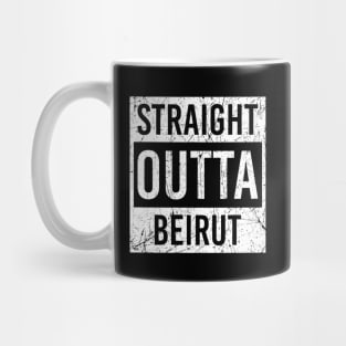 straight outta Beirut lebanon Mug